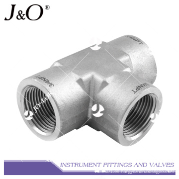 Hilo de acero inoxidable Swagelok Tee Pipe Fitting